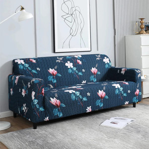 FurShine Polyester Floral 3 Seater Sofa Cover