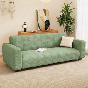 लुकजेर जैकर्ड स्ट्राइप सोफा कवर