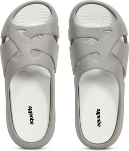 Aqualite Men Gray Slides - Image 6