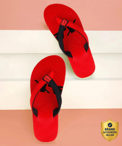 Sparx Men SFG-204 Red Flip Flops - Image 6