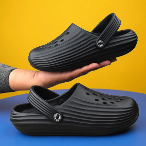 prouz Men Black Slippers - Image 6
