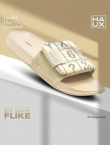 Haux Men Beige Flip Flops - Image 6