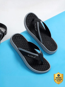FLITE Men Gray Flip Flops - Image 6