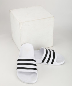 ADIDAS Unisex ADILETTE AQUA Slides Green - Image 6