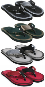 Footup Men Footup 4 Pair Comfortable|Ultra-Light|Stylish and Trendy|Flip Flops for Men Slippers