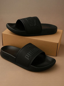 PUMA Men Leadcat 2.0 Black Slides - Image 6
