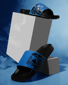 ARVAN Men Blue Slides - Image 6