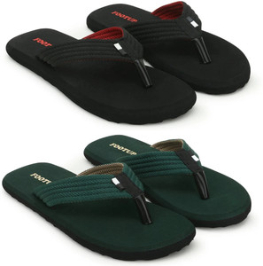 Footup Men Footup 2 Pair Comfortable|Ultra-Light|Stylish and Trendy|Flip Flops Slippers
