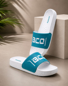 Footwin Men Slides (Green, Size 7) - Image 1