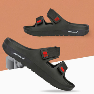 BERSACHE Men Slides Black - Image 6