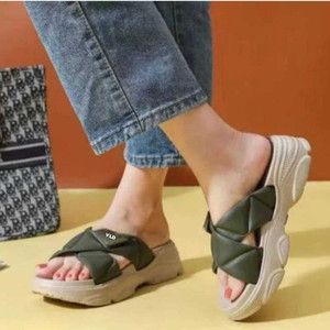 STR Women Womens Comfortable Trendy Cross Patta Slippers Slippers
