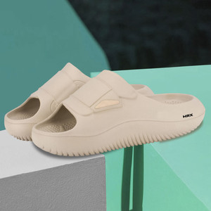 HRX by Hrithik Roshan Men Slippers, Beige - Image 6
