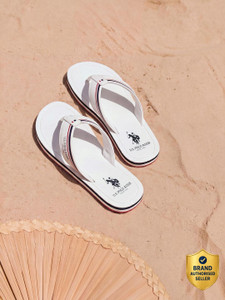 U.S. POLO ASSN. Men White Slippers - Image 6