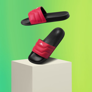 ARVAN Men Red Slides - Image 6