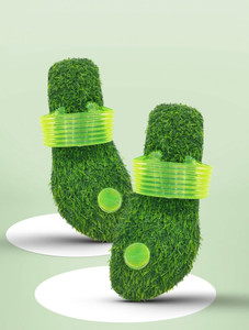 PARIE Men Double Soft Comfortable Grass Eva Rubber Healthy Slippers For Men's And Boy's Slippers