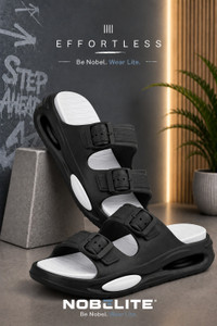 NOBELITE Men Black Slippers - Image 6