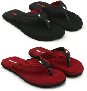Footup Men Footup 2 Pair Comfortable|Ultra-Light|Stylish and Trendy|Flip Flops for Men Slippers