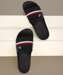 STEP WEY Men Black Slides - Image 6