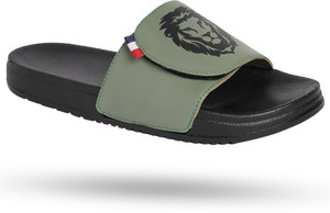 Shoe Mate Men Green Slides - Image 6