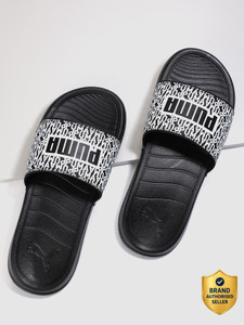 PUMA Men Popcat 20 Mono RES Slides Black - Image 6