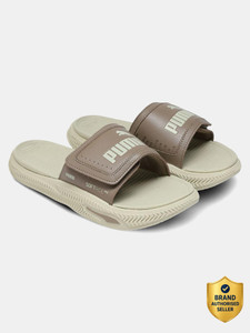 PUMA Men SoftridePro 24 V Res Slides Brown - Image 6