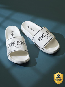 Pepe Jeans Men White Slides - Image 6