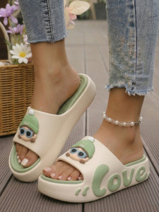 LookShine Women Slides Green - Image 6