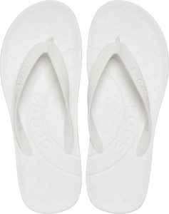 CROCS Unisex ESSENTIALS Flip Flops White - Image 6