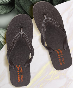 Ortho + Rest Men Soft Orthopedic Slipper for Men|Diabetic, Heel Pain Relief, Anti-Skid Daily Use Slippers