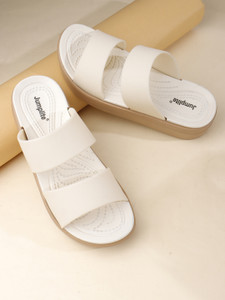 JUMPLITE Women 6453-1f Comfort Fit Dual-Strap Lightweight Slippers