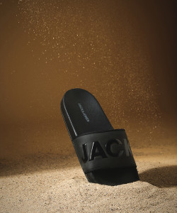 JACK & JONES Men Black Slides - Image 6