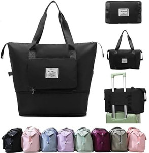 NAVRANGI Large Capacity Folding Travel Bag, Lightweight Waterproof Luggage Bag Small Travel Bag  - Large Capacity