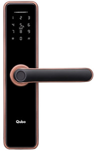 Qubo Smart Door Lock Essential (Copper) | 7 Unlock Modes | App Control | 2Y Warranty Smart Door Lock