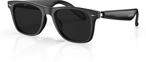 Pebble Onyx Open-Ear Wireless Smart Glasses,BT Calling,Crystal Clear Calls,Dual ENC MIC