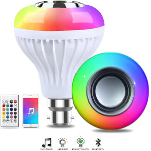 Brio Multicolor Smart LED Music Light Bulb with Bluetooth Remote Controller Smart Bulb