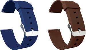 ACM Pack of Watch Strap for Bingo F6s Smartwatch (Blue/Brown