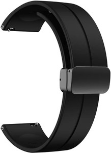 valente 22mm Magnetic buckle Watch Strap for Nose halo, Colorfit Pro 3,Colorfit Ultra,Oneplus Watch,Fossill Gen 5E 44mm, Gen 5(44mm),firebol Invincible Plus, Legacy,cobra & Cosmos Luxe 2.0 Smart Watch Strap