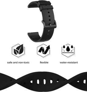 Chalo Kharido Classic Soft Silicone Original 22mm Smartwatch Strap for 22MM Smart Watch Strap (CHECK MODEL LIST IN DESCRIPTION ) Smart Watch Belt Smart Watch Strap