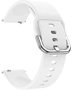 Big Wings 22mm Metal Buckle Silicone Strap Compatible with NOISE COLORFIT GRANDE Smart Watch Strap