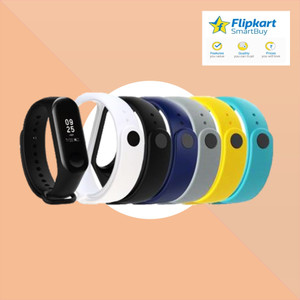 Flipkart SmartBuy Bands for Mi Band 4/3 Compatible For Mi BAND M3 & M4 (Not For M2) Smart Band Strap