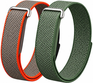 Zapper Stretch Nylon Sport Strap Compatible For Google Fitbit Air Smart Band Strap