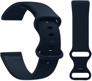 CellFAther Silicone Strap Compatible with Fitbit Sense, Sense 2/Fitbit Versa 3, Versa 4 Adjustable Water Proof Soft Replacement Wristbands for Women Men Smart Watch Strap