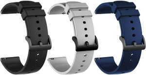 PUNAK 22MM Silicon Smart Watch Strap PACK OF 3 Smart Watch Strap