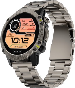 Boult Sterling Pro BT Calling, 1.43" AMOLED, 800 Nits Brightness, Metallic Frame, IP68 Smartwatch