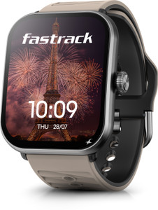 Fastrack MYND 1.93” AMOLED Curved Display with AOD,AI Watcfaces,AI Chat,BT Calling,IP68 Smartwatch