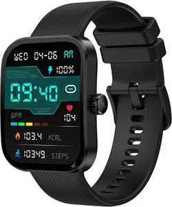 Fastrack Revolt FS3 2.01" Curved Display | BT Calling | Crown Control | 24/7 Health Suit Smartwatch