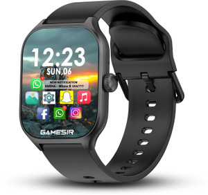 GameSir H9 Black Smartwatch with Bluetooth, Fitness & Heart Rate Tracking Smartwatch