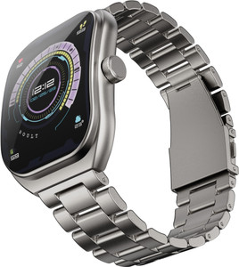 Boult Trail Pro 2.01'' 3D Curved Display + AMOLED, 600 Nits, 250+ Watch Faces, IP68 Smartwatch