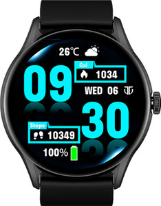 Titan with 1.43" AMOLED Display,1000 Nits Brightness,Rotating Crown,BT Calling Smartwatch