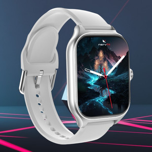 Nervfit Absolute Large 2.1" HD Display, BT, Fitness Tracker, Cam & Music Control Smartwatch